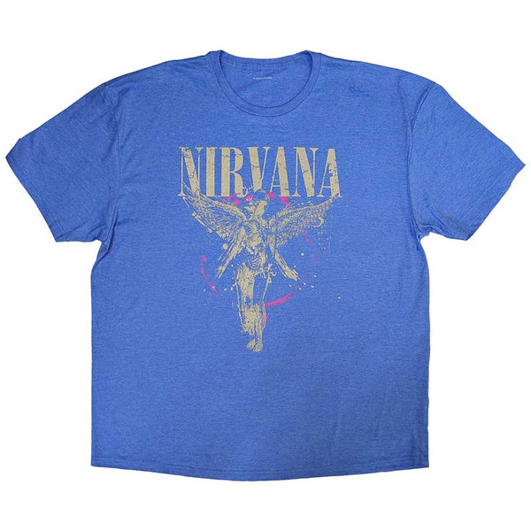 Nirvana | Official Band T-Shirt | In Utero blue