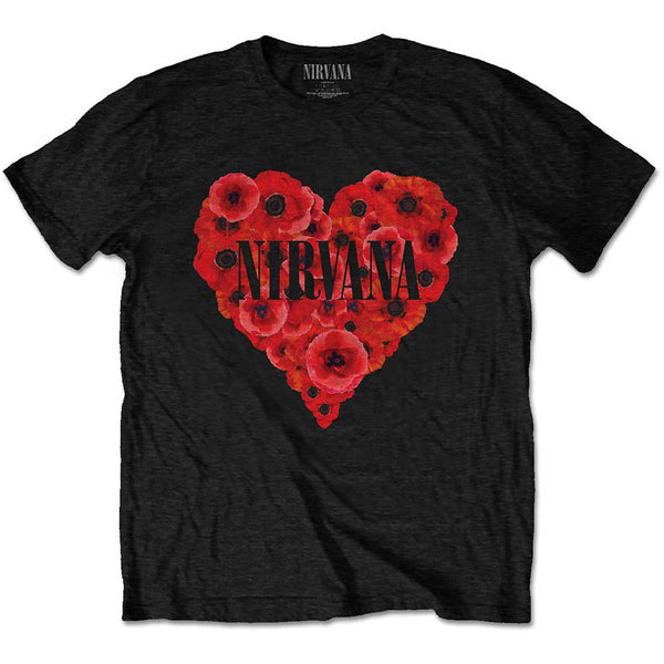 Nirvana | Official Band T-Shirt | Poppy Heart