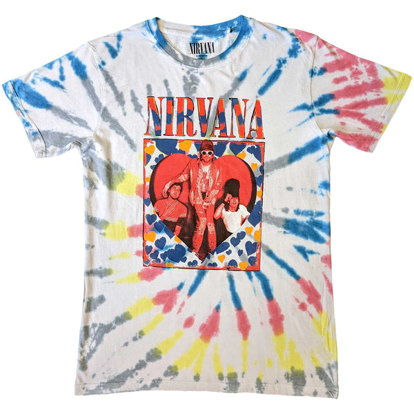 Nirvana | Official Band T-Shirt | Heart (Wash Collection)