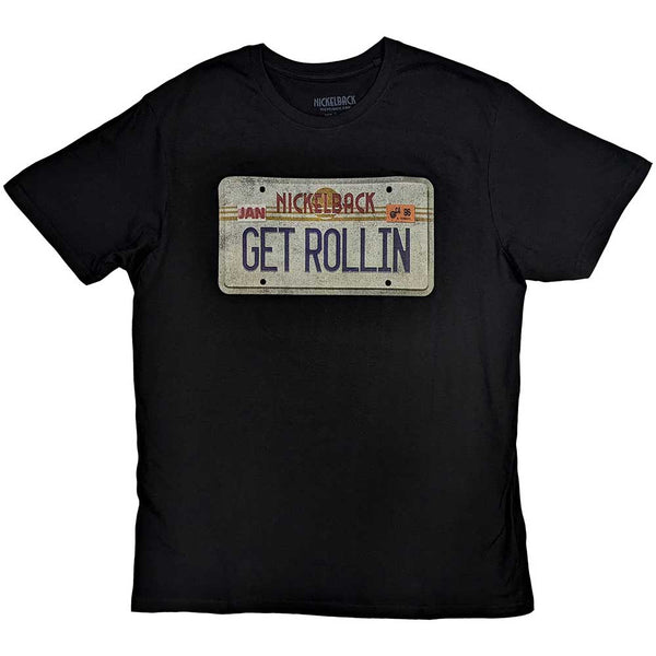 Nickelback | Official Band T-Shirt | License Plate