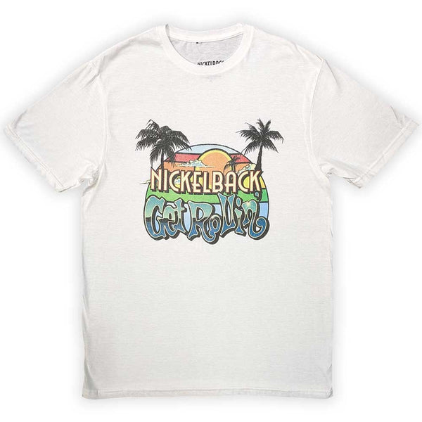 Nickelback | Official Band T-Shirt | Get Rollin' Sunset