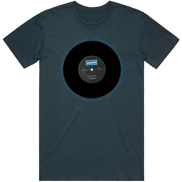 Oasis | Official Band T-Shirt | Live Forever Single