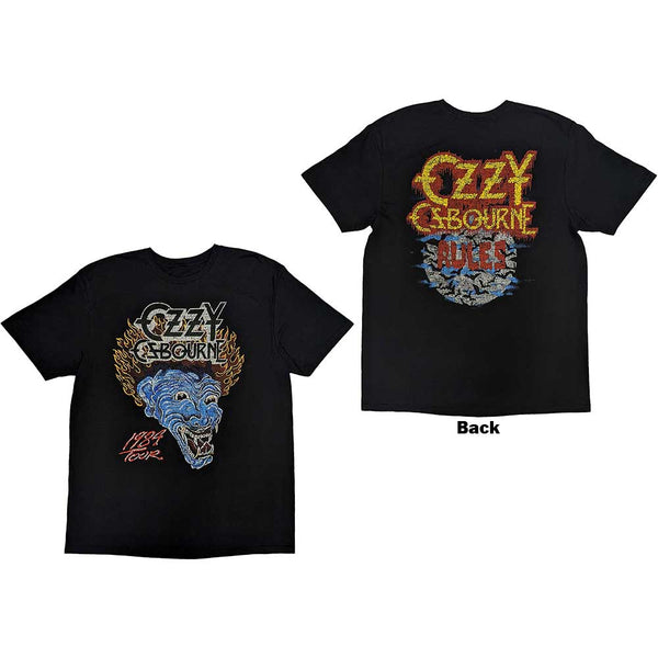 Ozzy Osbourne | Official Band T-Shirt | Bark At The Moon Tour '84 (Back Print) (Small)