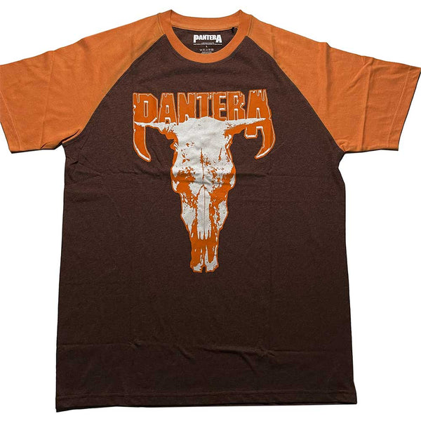 Pantera | Official Band Raglan T-Shirt | Skull