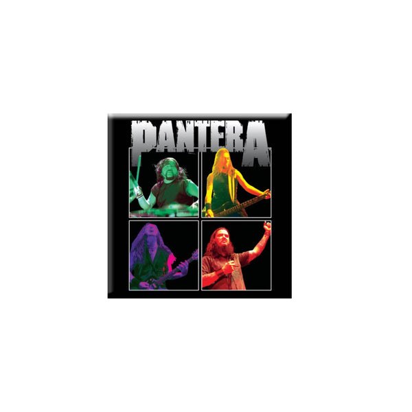 Pantera Gift Set with boxed Coffee Mug, Woven Patch, Fridge Magnet, Keychain, Drinks Coaster, Pen