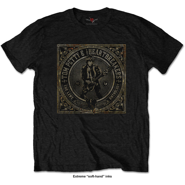 Tom Petty & The Heartbreakers | Official Band T-shirt | Live Anthology (Soft Hand Inks)