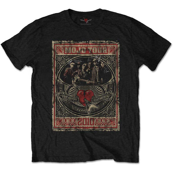 Tom Petty & The Heartbreakers | Official Band T-Shirt | Mojo Tour (Soft Hand Inks)