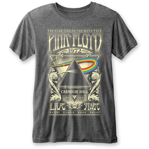 Pink Floyd Unisex Fashion T-Shirt: Carnegie Hall (Burn Out)