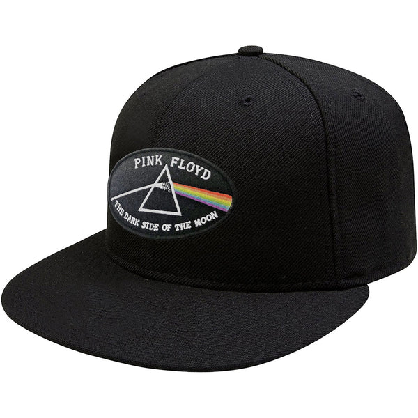 Pink Floyd Unisex Snapback Cap: The Dark Side of the Moon Black Border