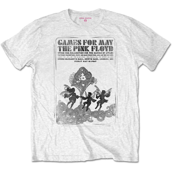 Pink Floyd | Official Band T-Shirt | Games For May B&W