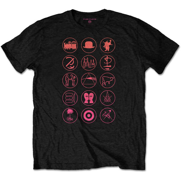 Pink Floyd | Official Band T-Shirt | Symbols (Back Print)