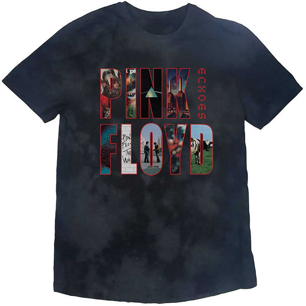 Pink Floyd | Official Band T-Shirt | Echoes Album Montage (Dip-Dye)