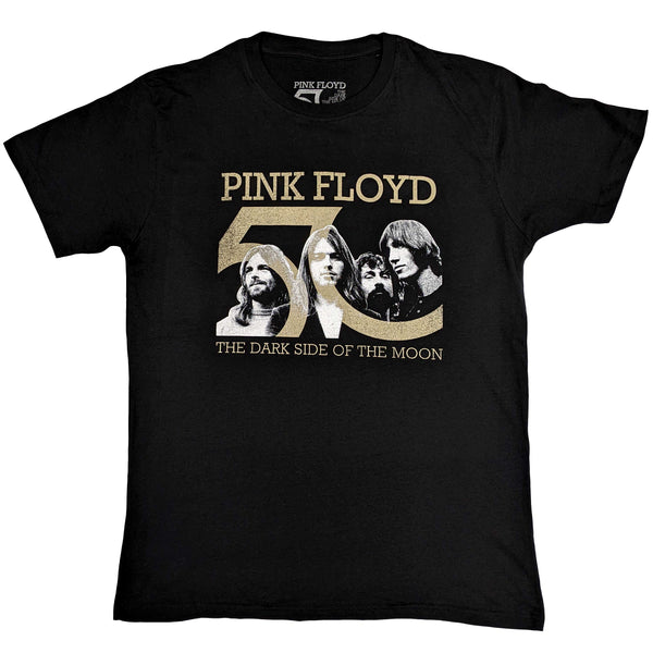 Pink Floyd | Official Band T-Shirt | Band Photo & 50th Logo