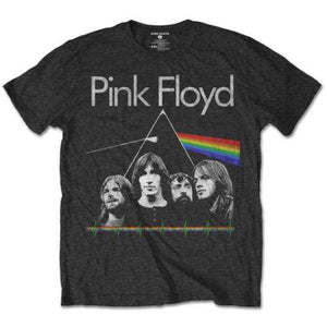 Pink Floyd Unisex Tee: DSOTM Band & Pulse