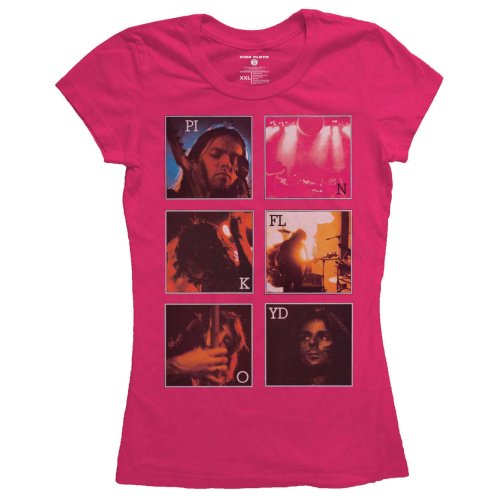Pink Floyd Ladies Fashion T-Shirt: Live Poster