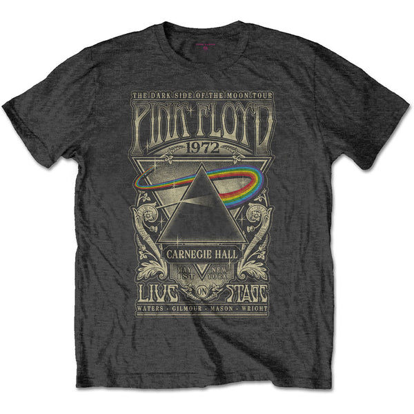 Pink Floyd | Official Band T-Shirt | Carnegie Hall Poster