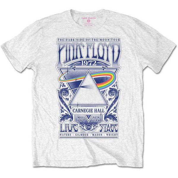 Pink Floyd | Official Band T-Shirt | Carnegie Hall Poster