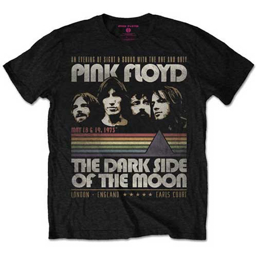 Pink Floyd | Official Band T-Shirt | Vintage Stripes