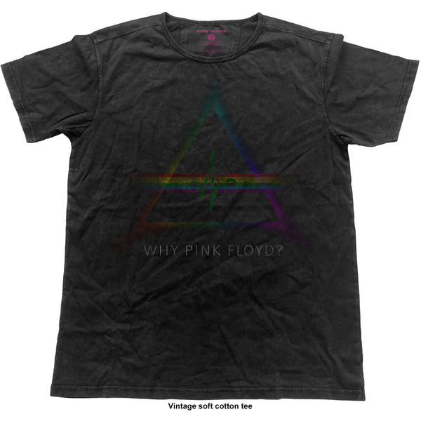 Pink Floyd Unisex Fashion T-Shirt: Why (Vintage Finish)