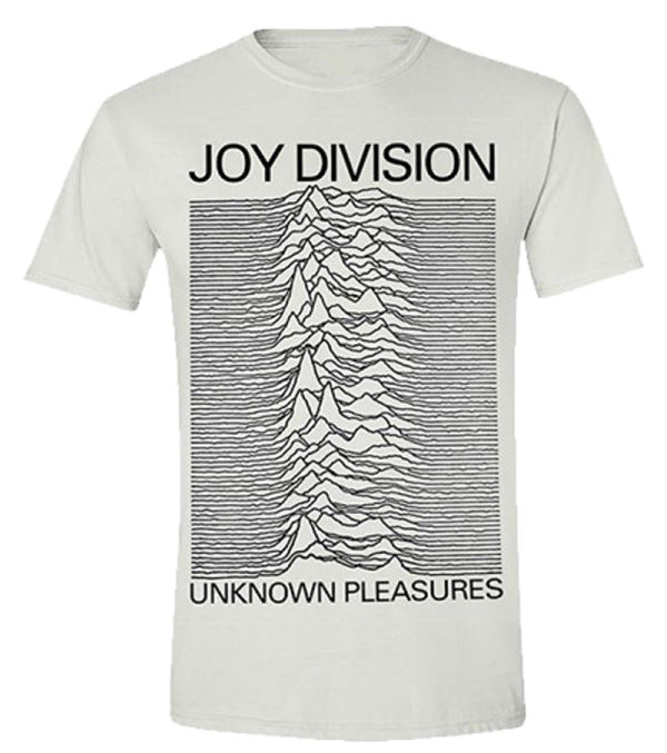 Joy Division Unisex T-shirt: Unknown Pleasures (White)