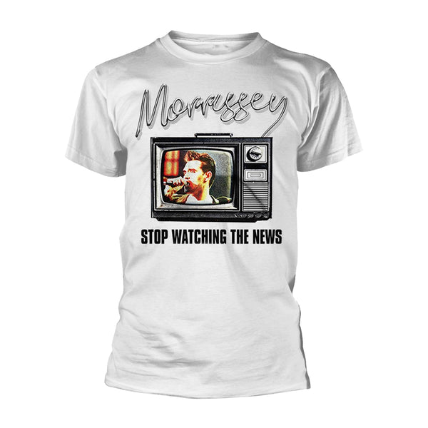 Morrissey Unisex T-shirt: Stop Watching The News