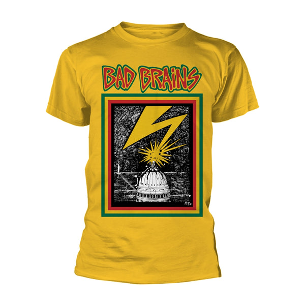 Bad Brains Unisex T-shirt: Bad Brains (Yellow)