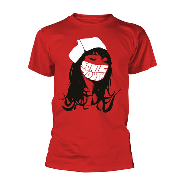 Sonic Youth Unisex T-shirt: Nurse (Red)
