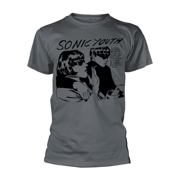 Sonic Youth Unisex T-shirt: Goo Album Cover (Charcoal)