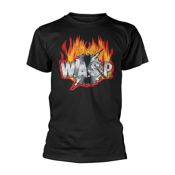 W.A.S.P. Unisex T-shirt: Sawblade Logo