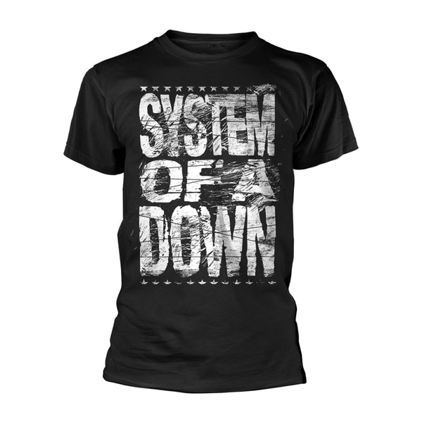 System Of A Down Unisex T-shirt: Distressed Logo