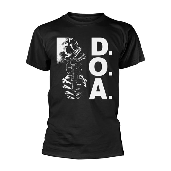 D.O.A Unisex T-shirt: Talk Action (back print)