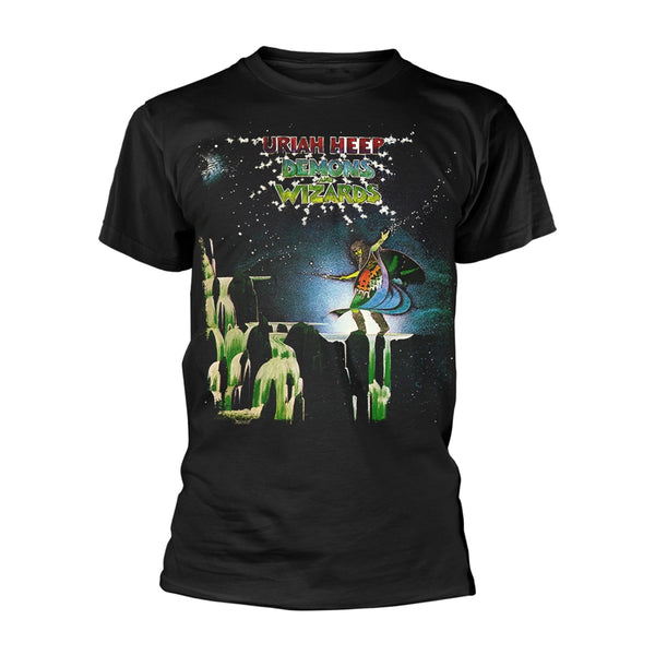 Uriah Heep Unisex T-shirt: Demons And Wizards (Black)