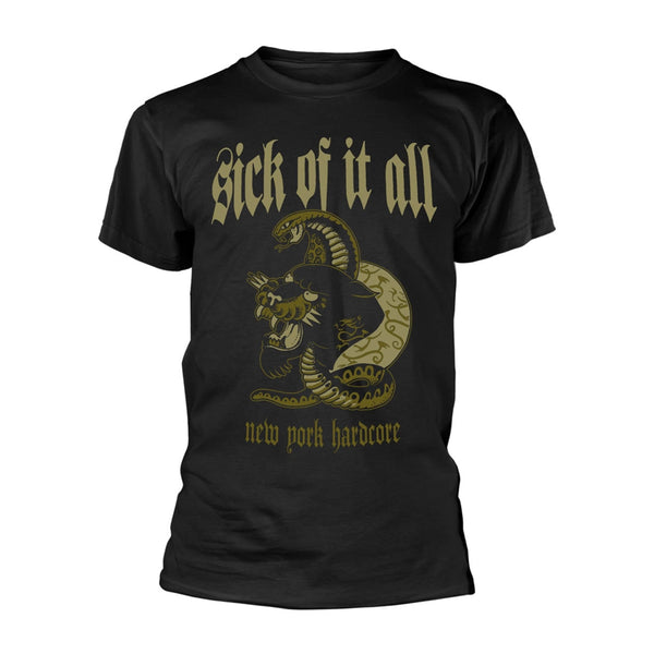 Sick Of It All Unisex T-shirt: Panther (Black)