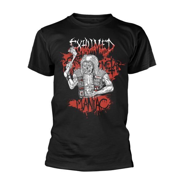 Exhumed Unisex T-shirt: Gore Metal Maniac (Black)