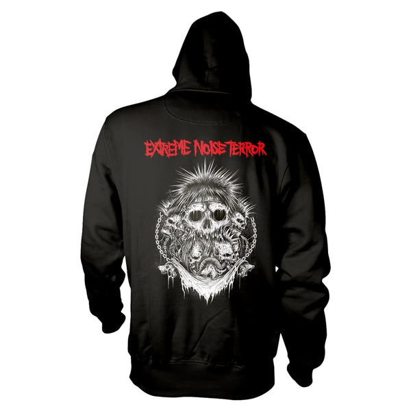 Extreme Noise Terror Unisex Hoodie: Logo (back print)
