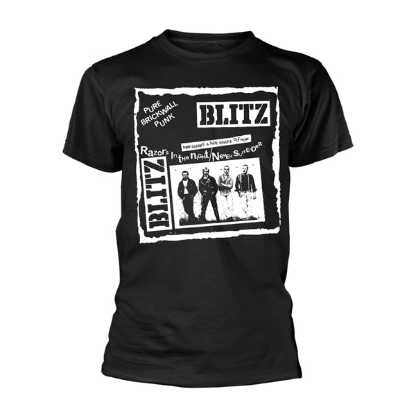 Blitz Unisex T-shirt: Pure Brick Wall (Black)