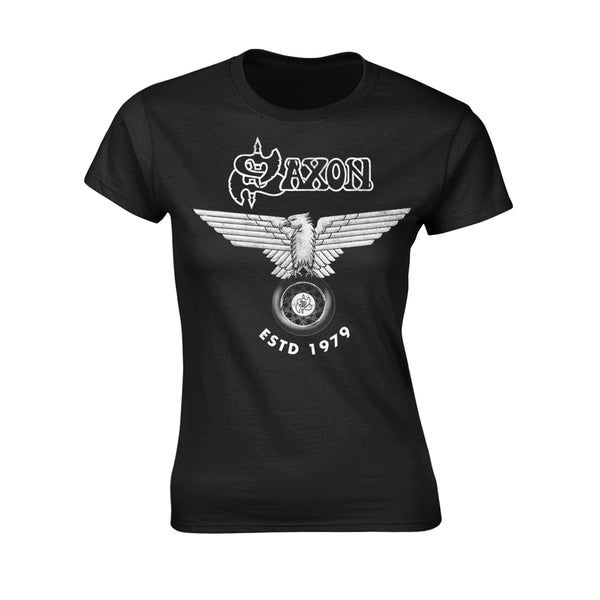 Saxon Ladies T-shirt: Estd 1979