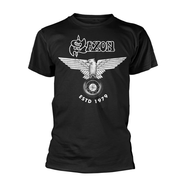Saxon Unisex T-shirt: Estd 1979