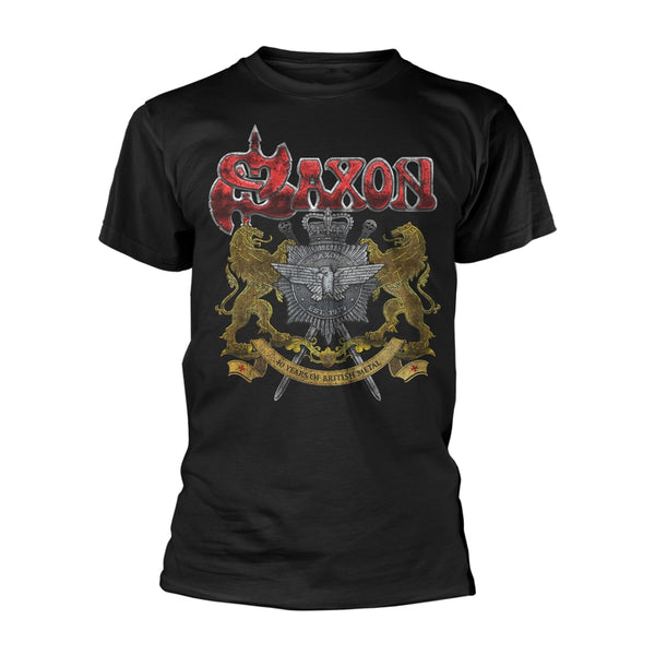 Saxon Unisex T-shirt: 40 Years