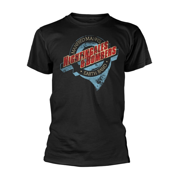 Manfred Mann's Earth Band Unisex T-shirt: Nightingales & Bombers (back print)