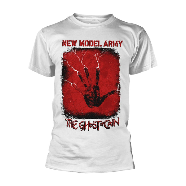 New Model Army Unisex T-shirt: The Ghost Of Cain (White)