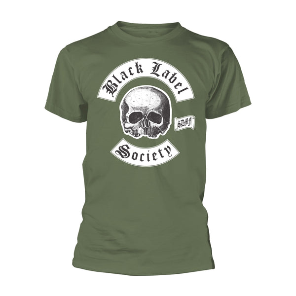Black Label Society Unisex T-shirt: The Almighty (Olive) (back print)