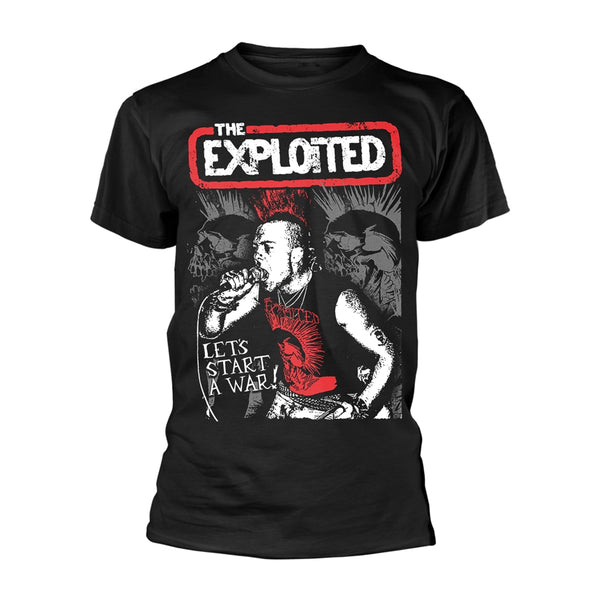 The Exploited Unisex T-shirt: Let's Start A War