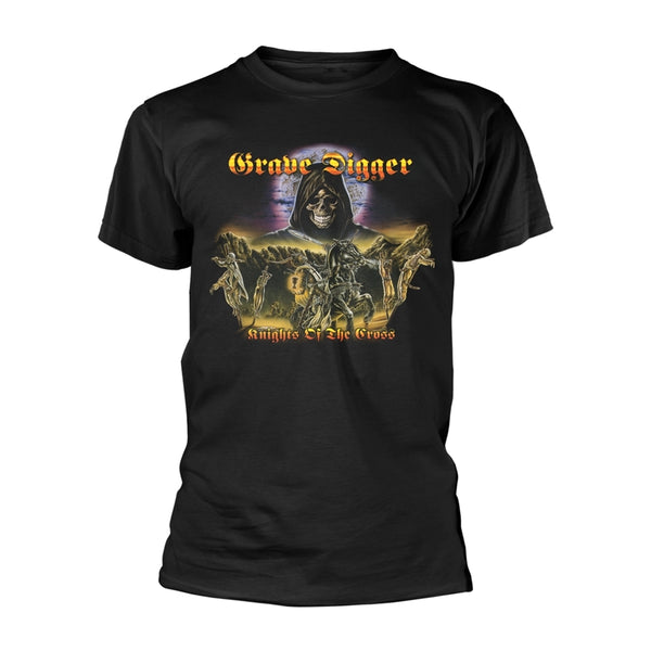 Grave Digger Unisex T-shirt: Knights Of The Cross