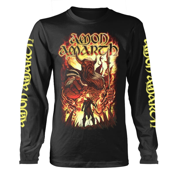 Amon Amarth Unisex Long Sleeved T-shirt: Oden Wants You