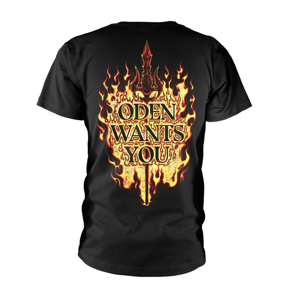 Amon Amarth Unisex T-shirt: Oden Wants You (back print)