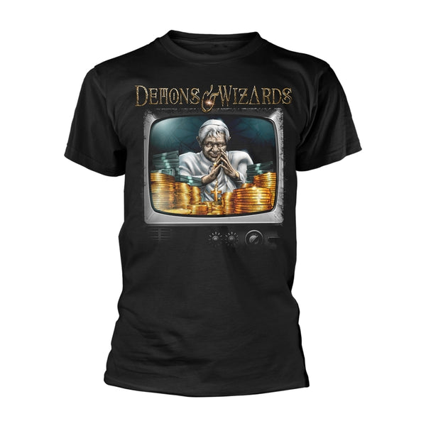 Demons & Wizards Unisex T-shirt: Midas Disease (back print)