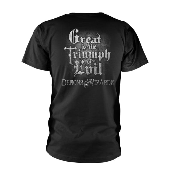 Demons & Wizards Unisex T-shirt: Split (back print)