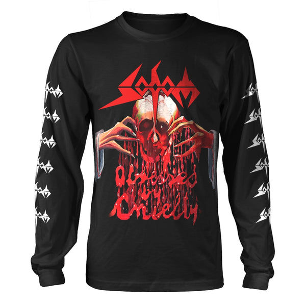 Sodom Unisex Long Sleeved T-shirt: Obsessed By Cruelty