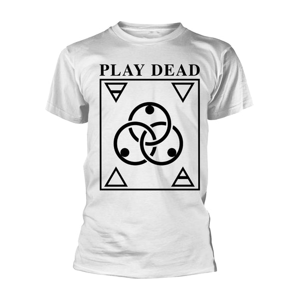 Play Dead Unisex T-shirt: Logo (White)